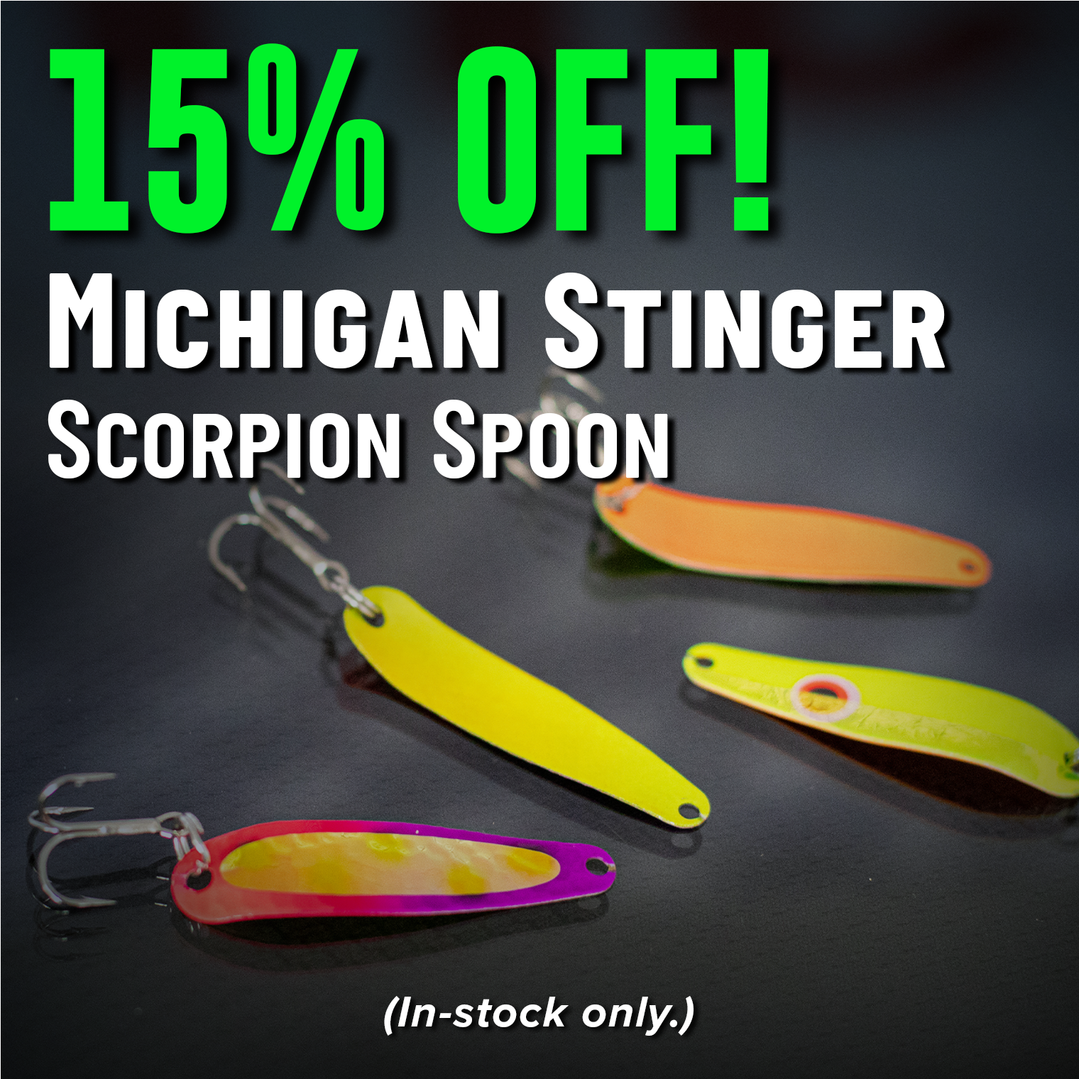 15% Off! Michigan Stinger Scorpion Spoon (In-stock only.)