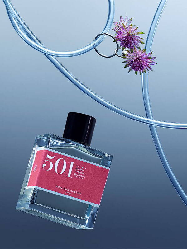 A look book image of the Bon Parfumeur Eau de Parfum 501.