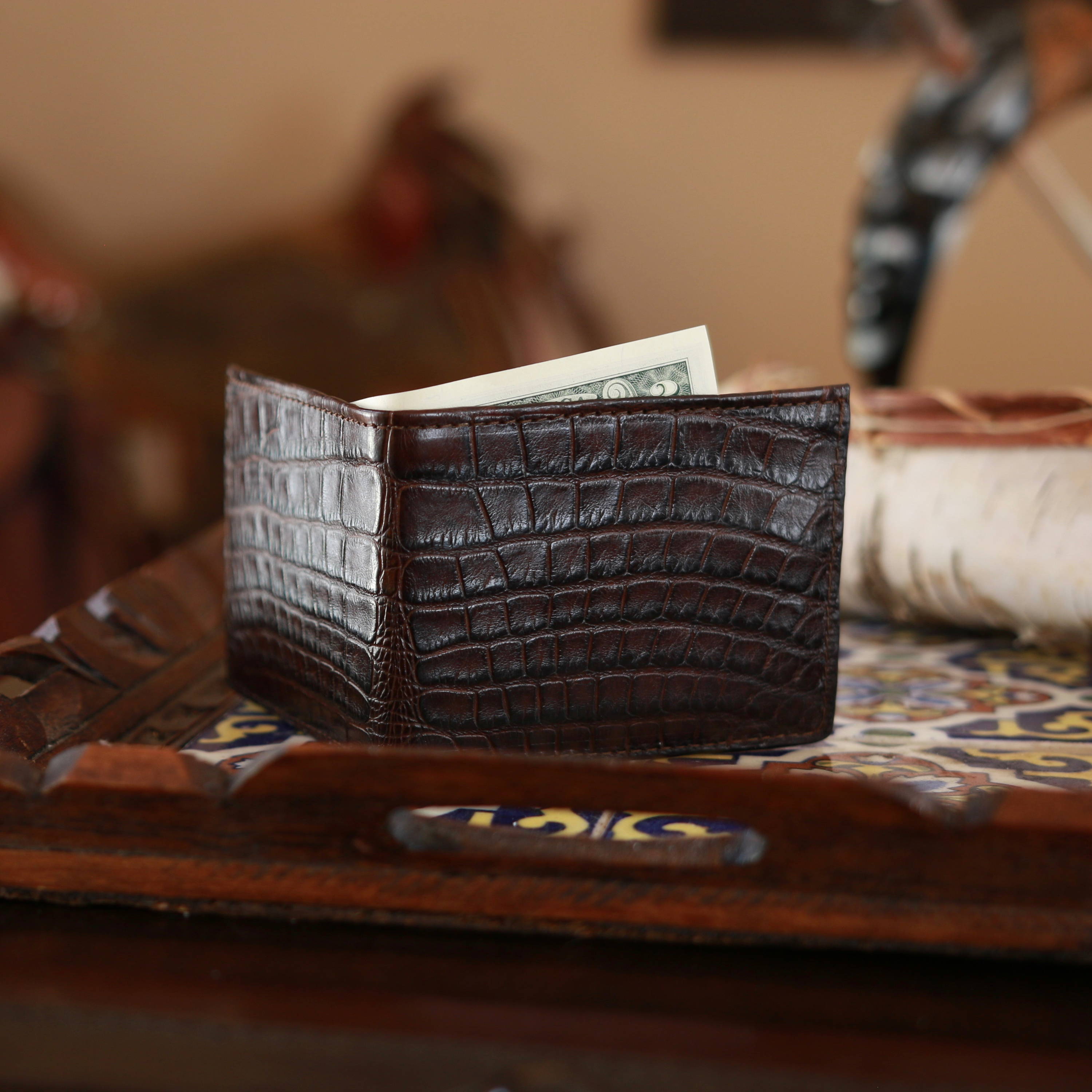 best alligator skin wallet for men