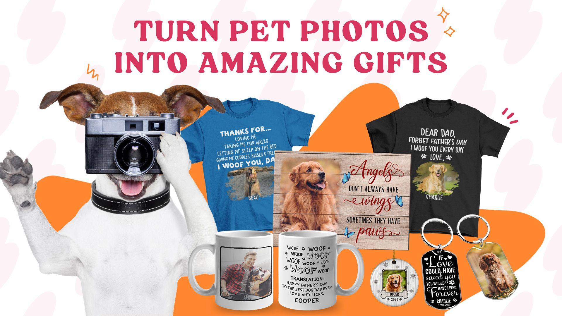 personalized pet phôt gifts