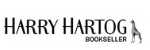 Logo of Harry Hartog Bookseller with a dog illustration.