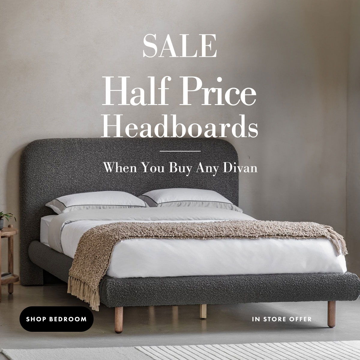 Half price headboards in Norwich. When you buy any divan. Sale now on at BF Home