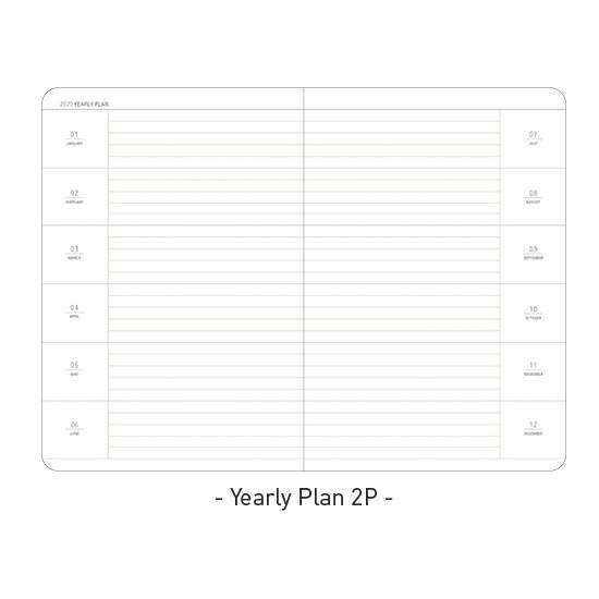 Yearly plan - Ardium 2020 Basic dated weekly diary planner