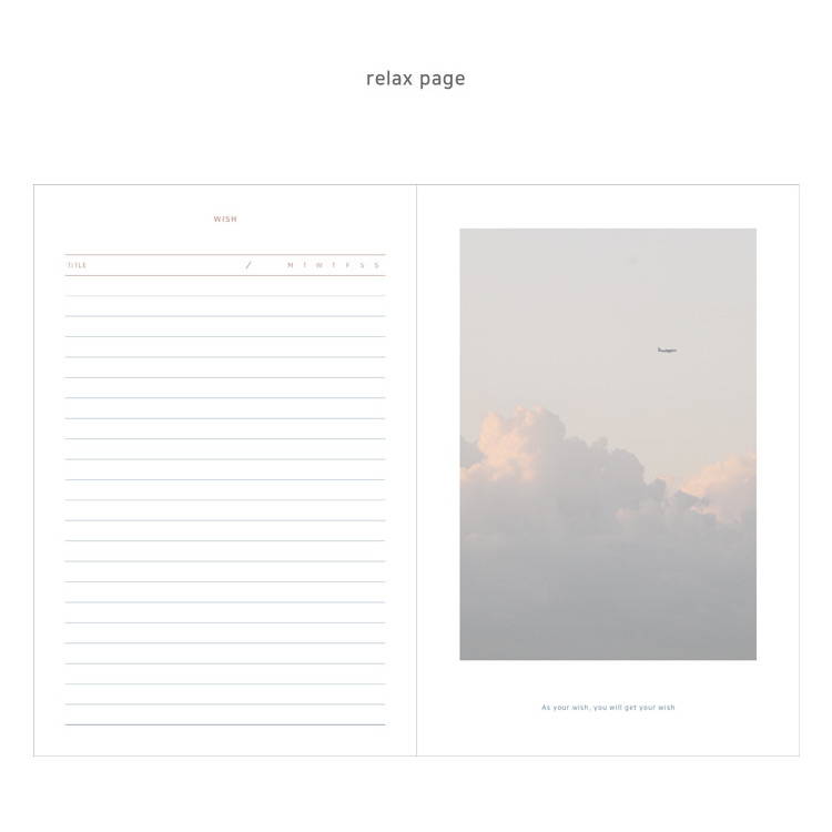 Relax page - Dash And Dot As your wish daily lined blank grid notebook