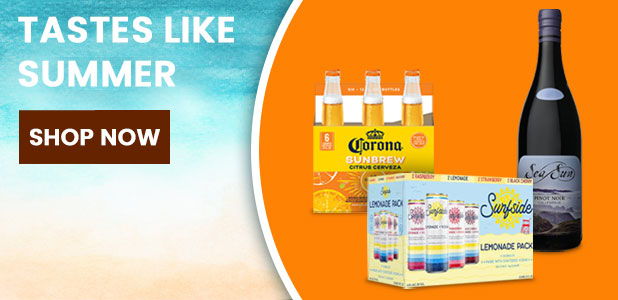 Beverages promoting summer enjoyment with a 