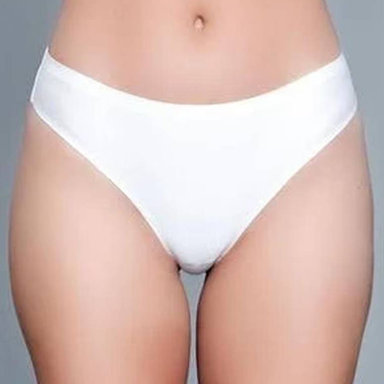 Be Wicked Roxy 1850 White Seamless Thong