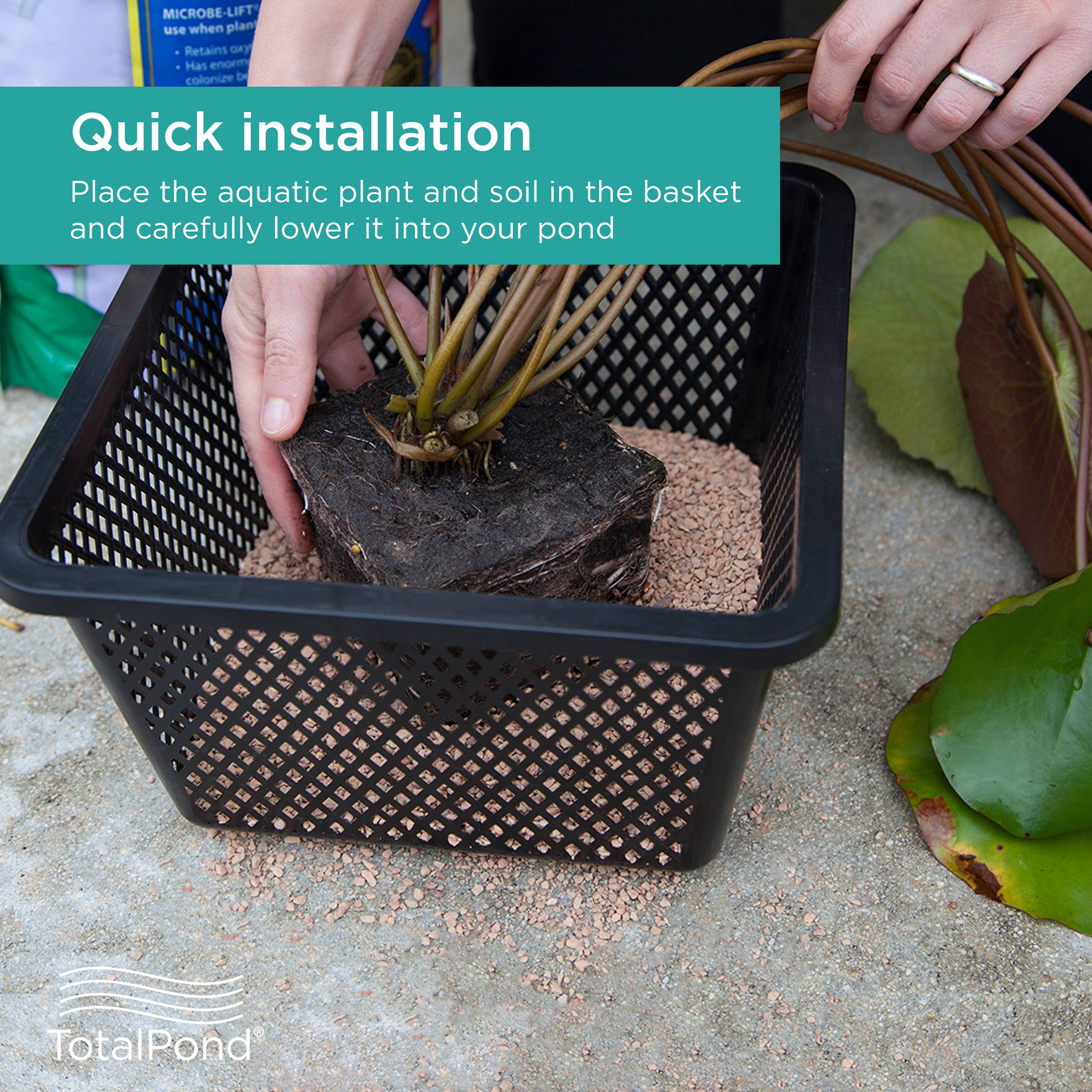 Plant Basket is easy to install