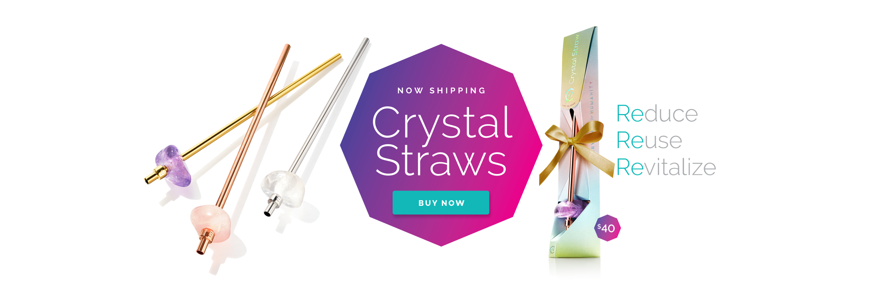 Reusable Crystal Straws