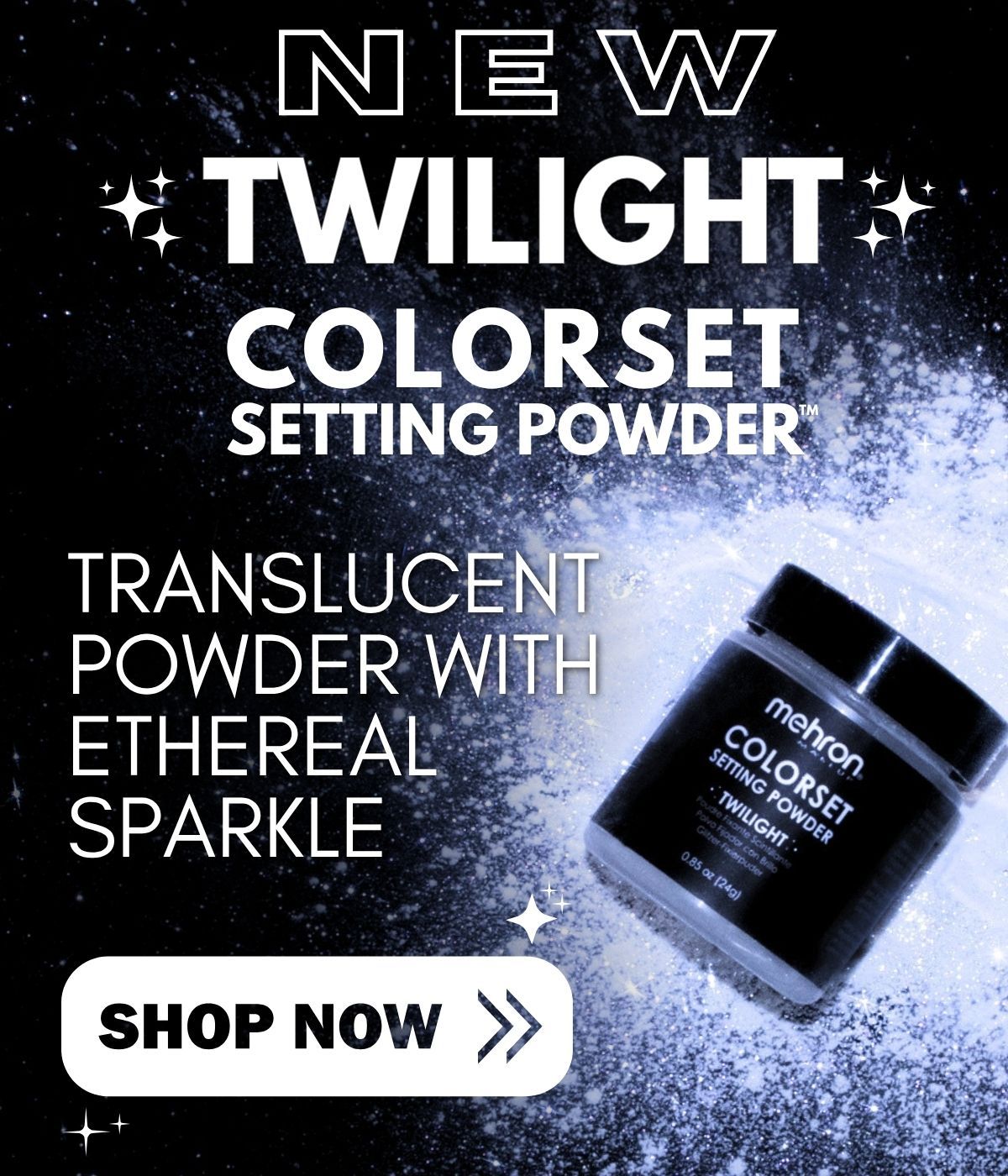 New Twilight Colorset Setting Powder with ethereal sparkle. Shop now.