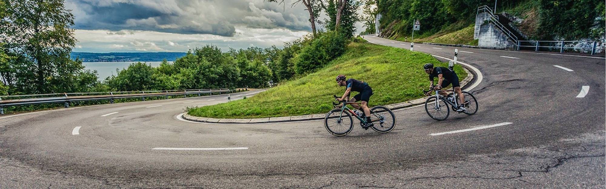 Riding road on BMC road bikes. 