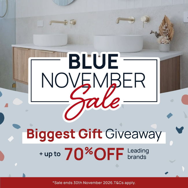 Blue November Sale with discounts up to 70% and gift giveaway announcement.
