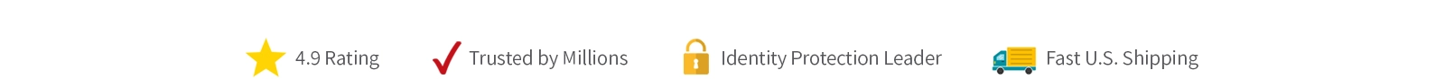 Guard Your ID has a 4.9 star rating and is trusted by millions.