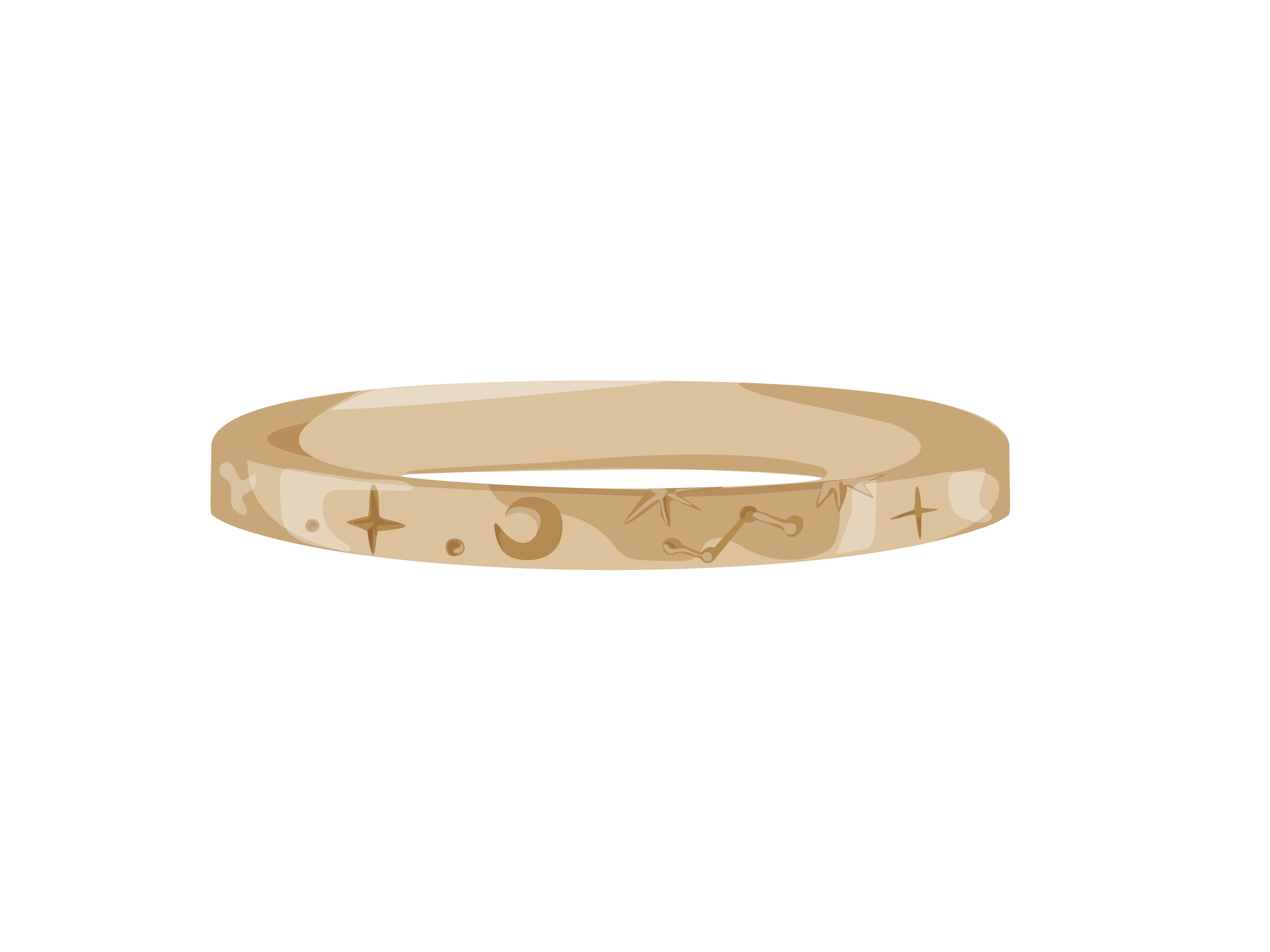 equinox star and moon engraved gold stacking ring