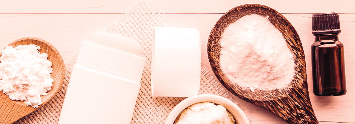Ingredients and materials for a DIY skincare or beauty product.