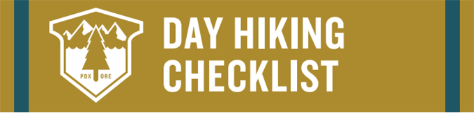 day hiking checklist