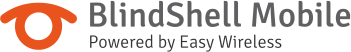 BlindShell Mobie powered by Easy Wireless logo