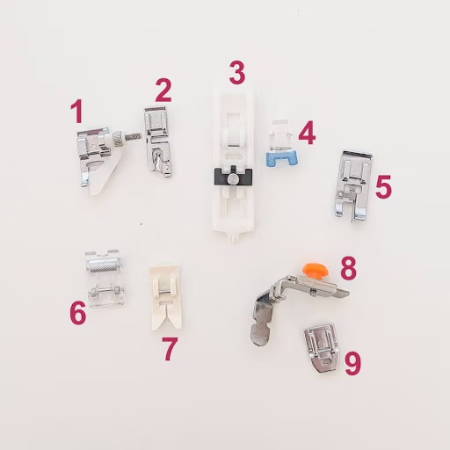 Presser feet for sewing clothes 