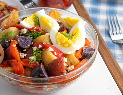 Image of colorful potato salad