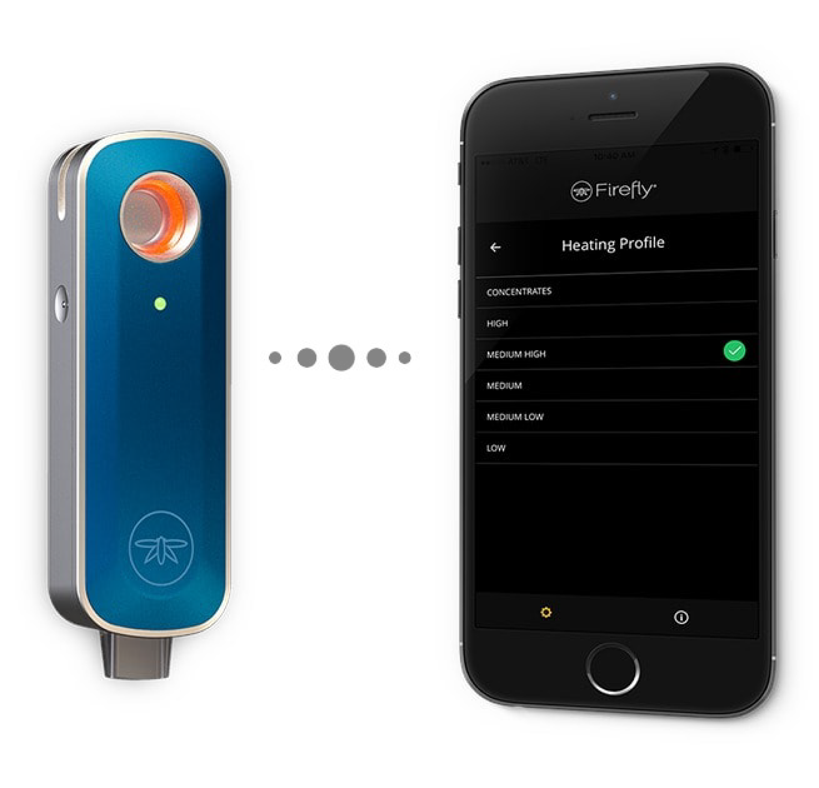 FireFly 2 Dry Herb Vaporizer with Smartphone App