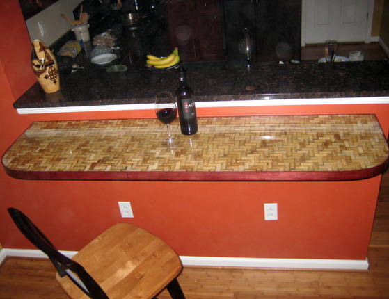 Cork Bar Top with UltraClear Epoxy Resin