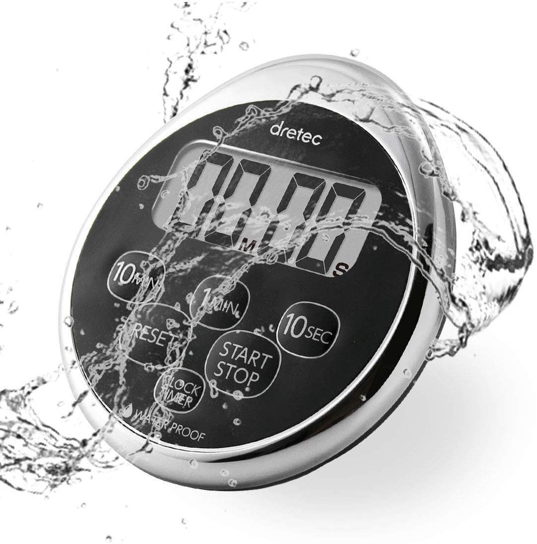 water-resistant shower timer