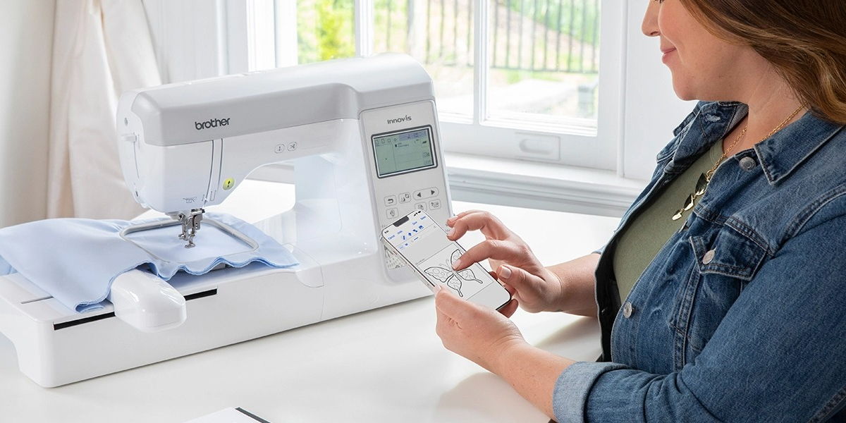 Brother NS1250E Embroidery Machine Design Transfer