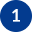 Blue circle with the number one inside.