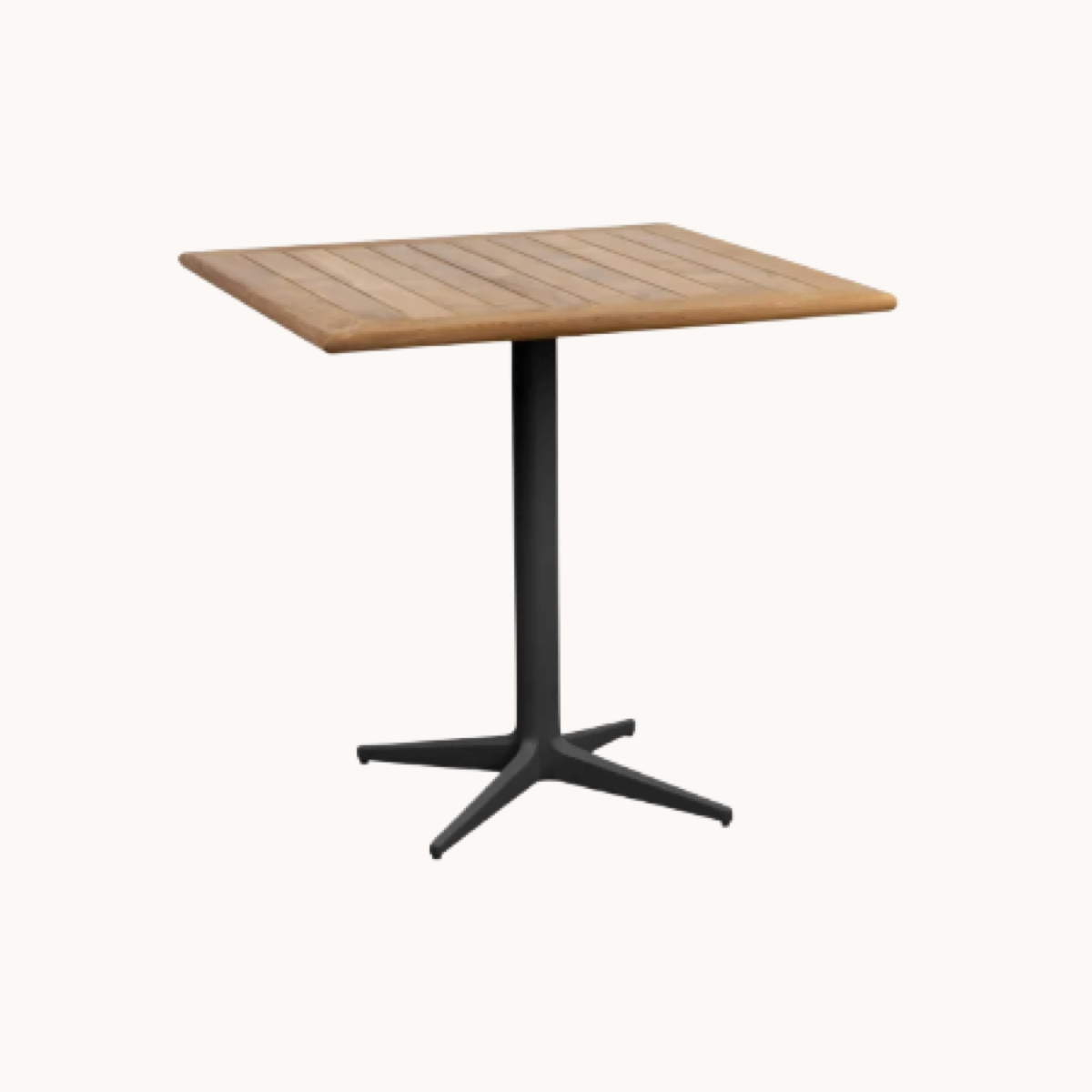 Drop Teak Square Cafe Table
