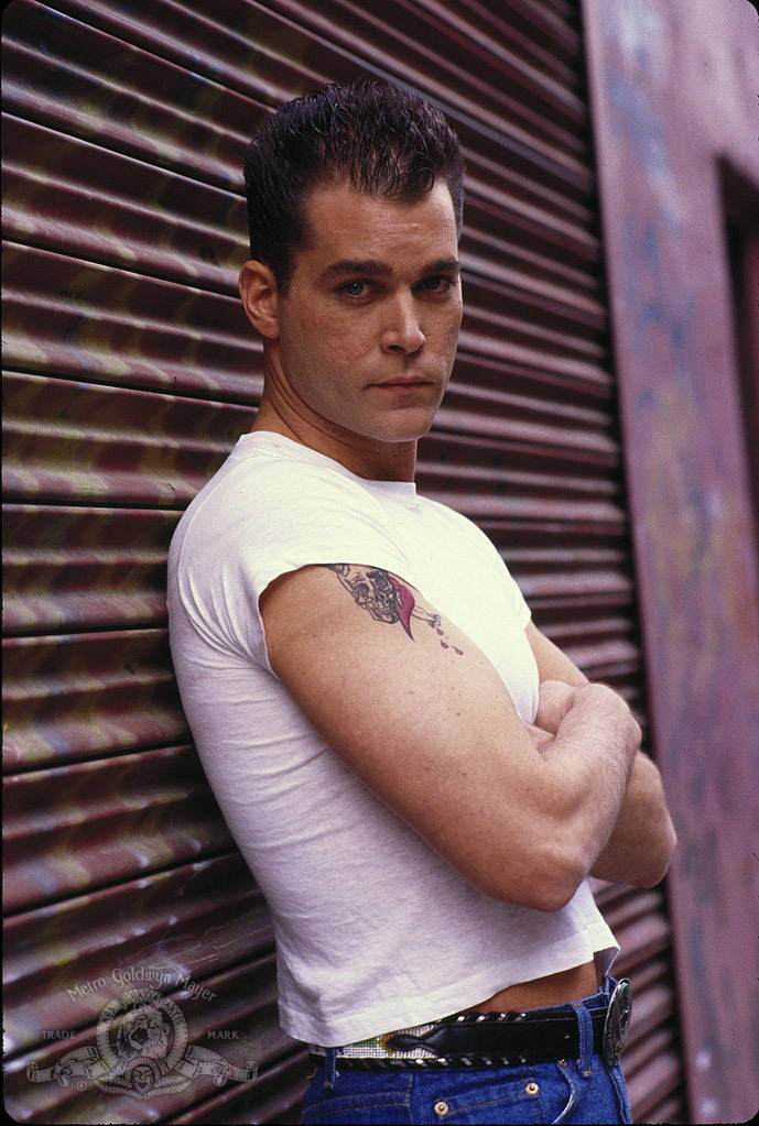 ray liotta leaning on wall