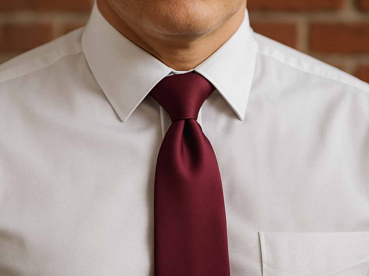 How To Wear A Burgundy Tie: Shirt, Suit, and Style Tips  TieMart, Inc.