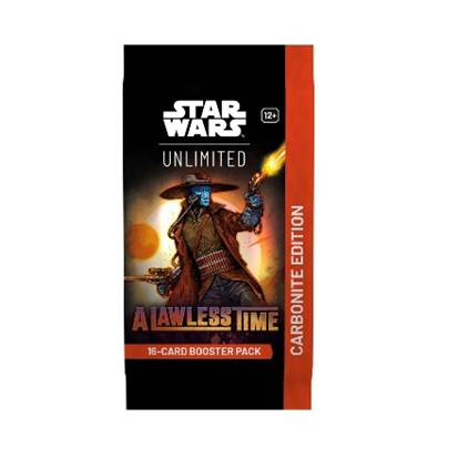 Star Wars Unlimited card pack featuring a character in a cowboy outfit.